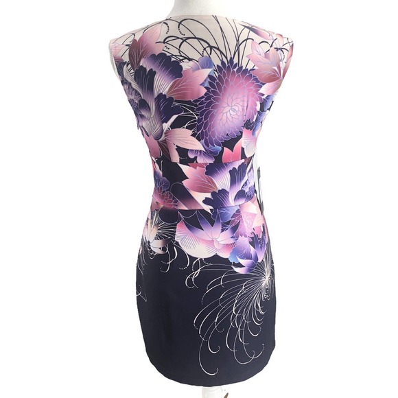 Marciano NEW Womens Size 2 Sleeveless Sheath Dress Floral Print Eastern Romance - Picture 4 of 12